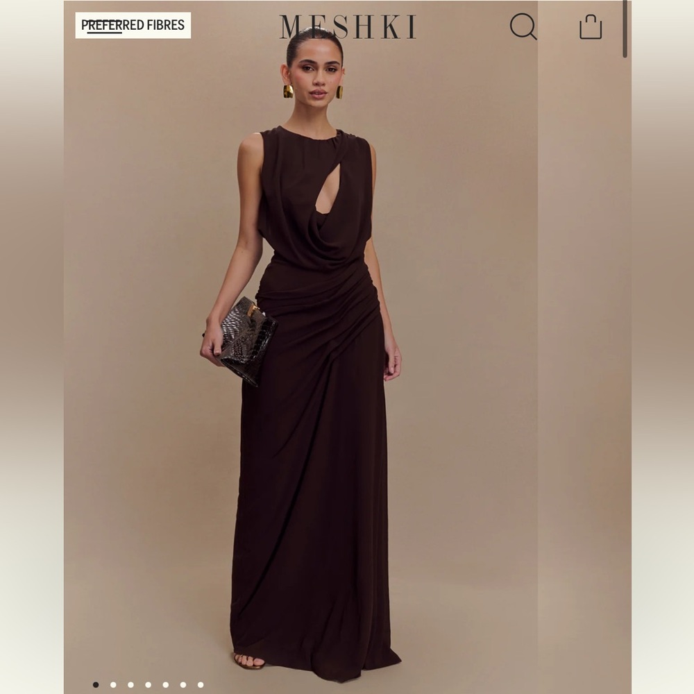 Meshki Oria Dress - Brown